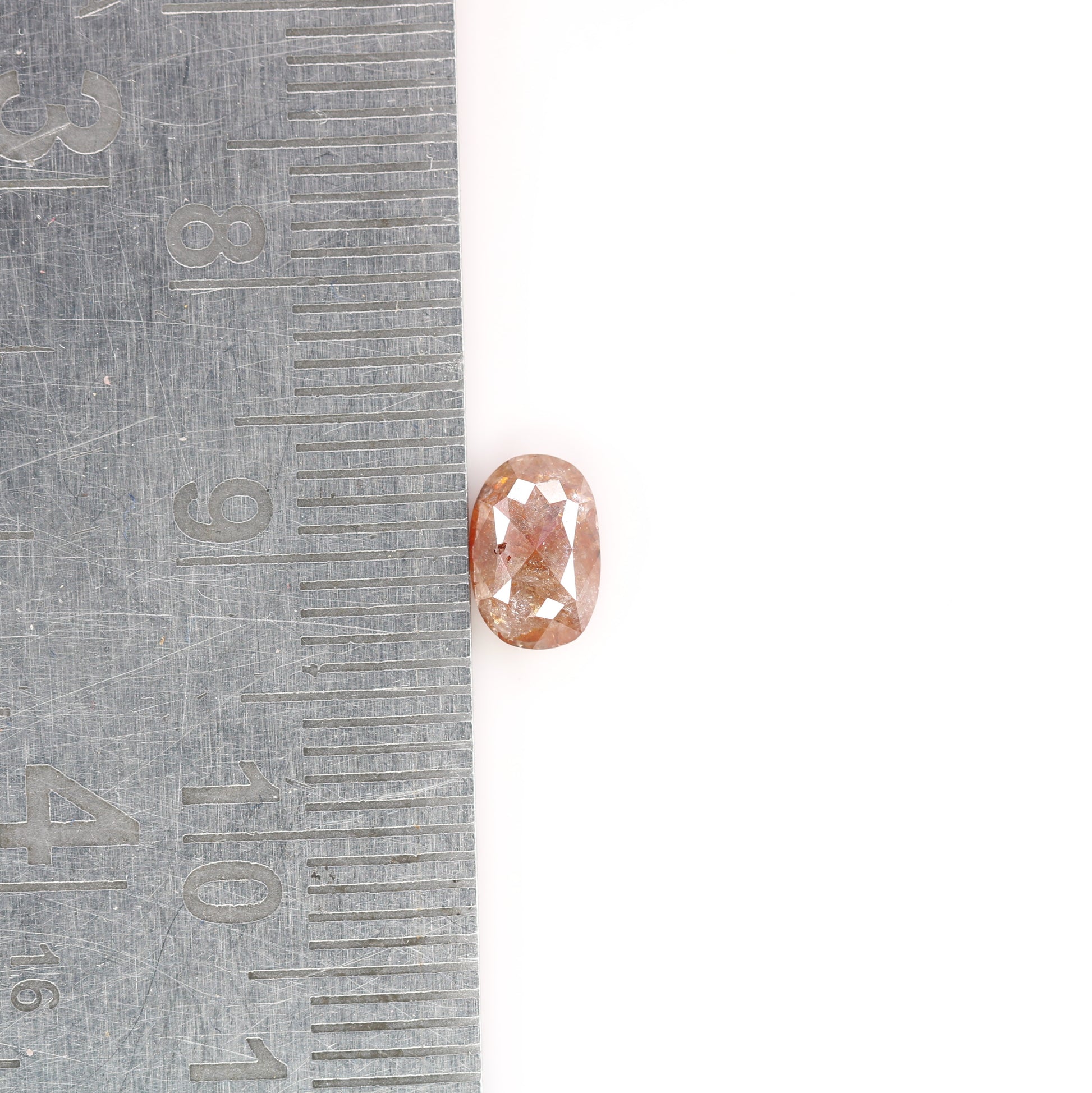 1.07 CT  Red Colour Oval Shape Diamond For Wedding Ring - JayKrishna Diamond