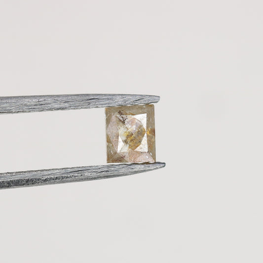 0.30 CT Square Shape Natural Peach Diamond – Ideal for Engagement Rings | Handmade Jewelry with Unique Peach Diamond - JayKrishna Diamond