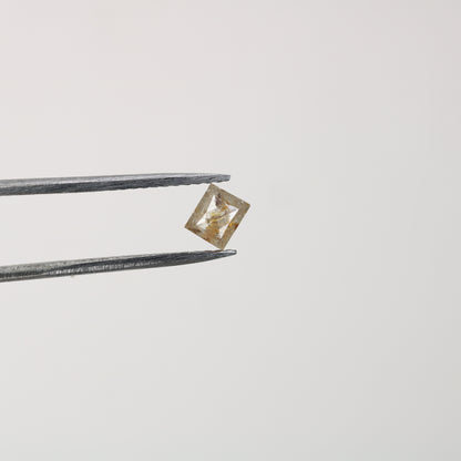 0.30 CT Square Shape Natural Peach Diamond – Ideal for Engagement Rings | Handmade Jewelry with Unique Peach Diamond - JayKrishna Diamond