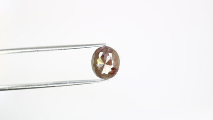 2.51 CT Oval Cut 8.90 MM Loose Grey Natural Diamond For Engagement Ring