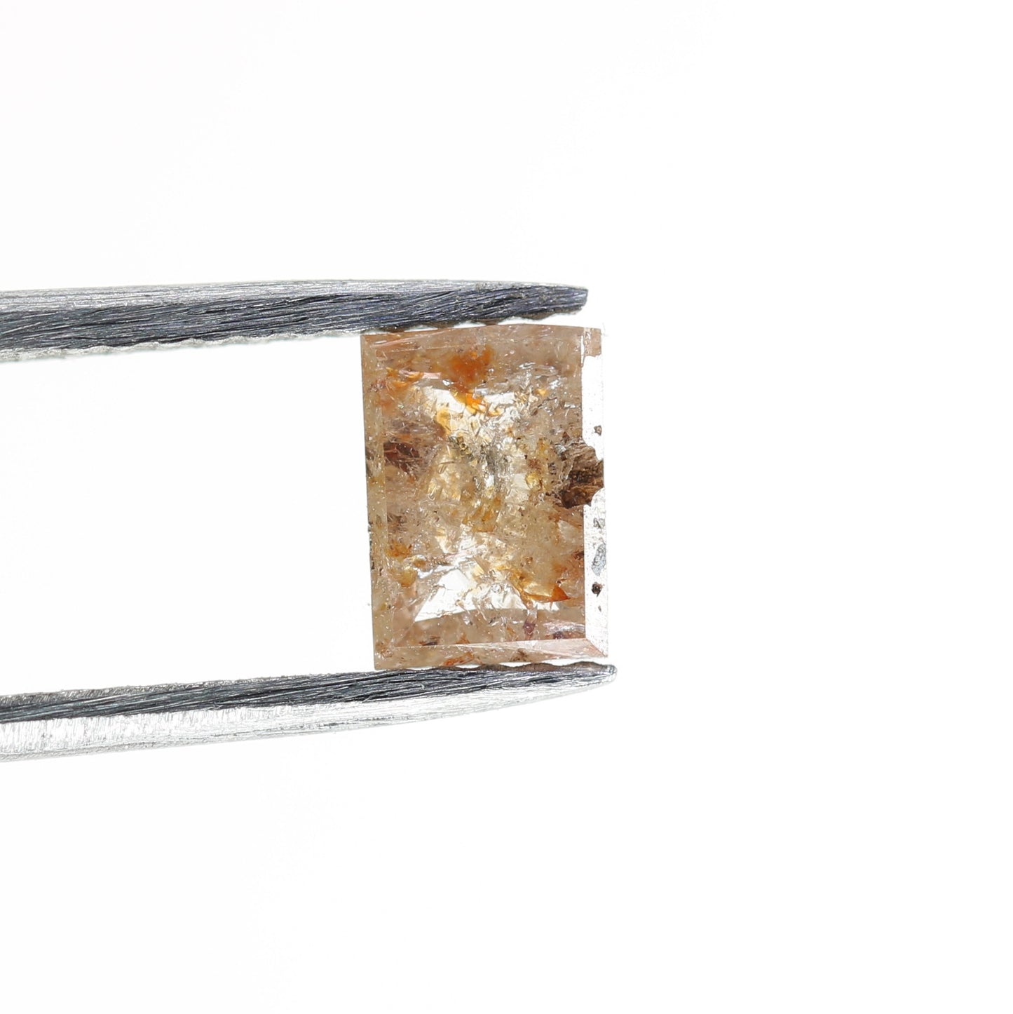 0.75 CT Baguette Shape Peach Colour Natural Loose Diamond For Anniversary Ring | - JayKrishna Diamond