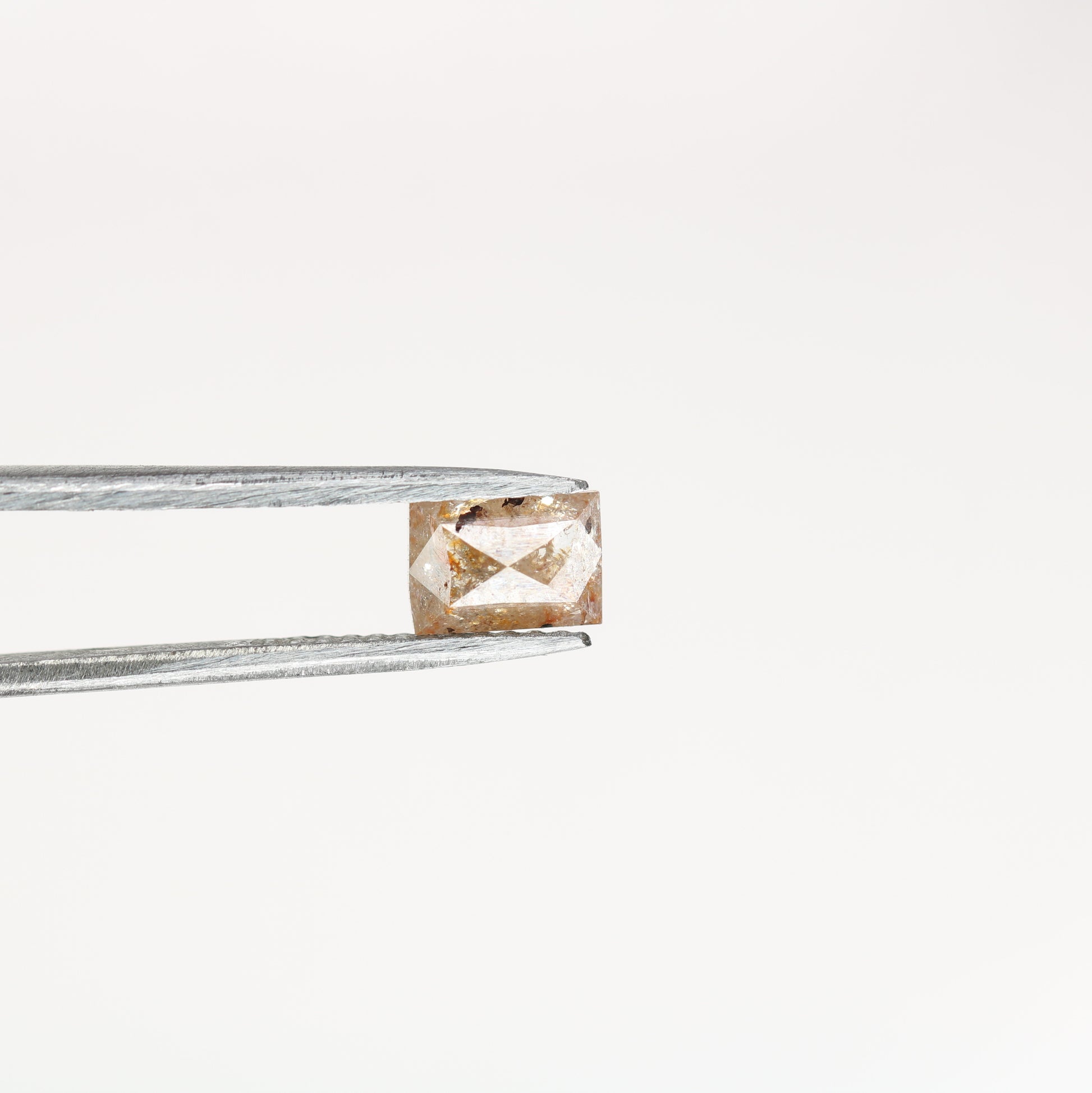 0.75 CT Baguette Shape Peach Colour Natural Loose Diamond For Anniversary Ring | - JayKrishna Diamond