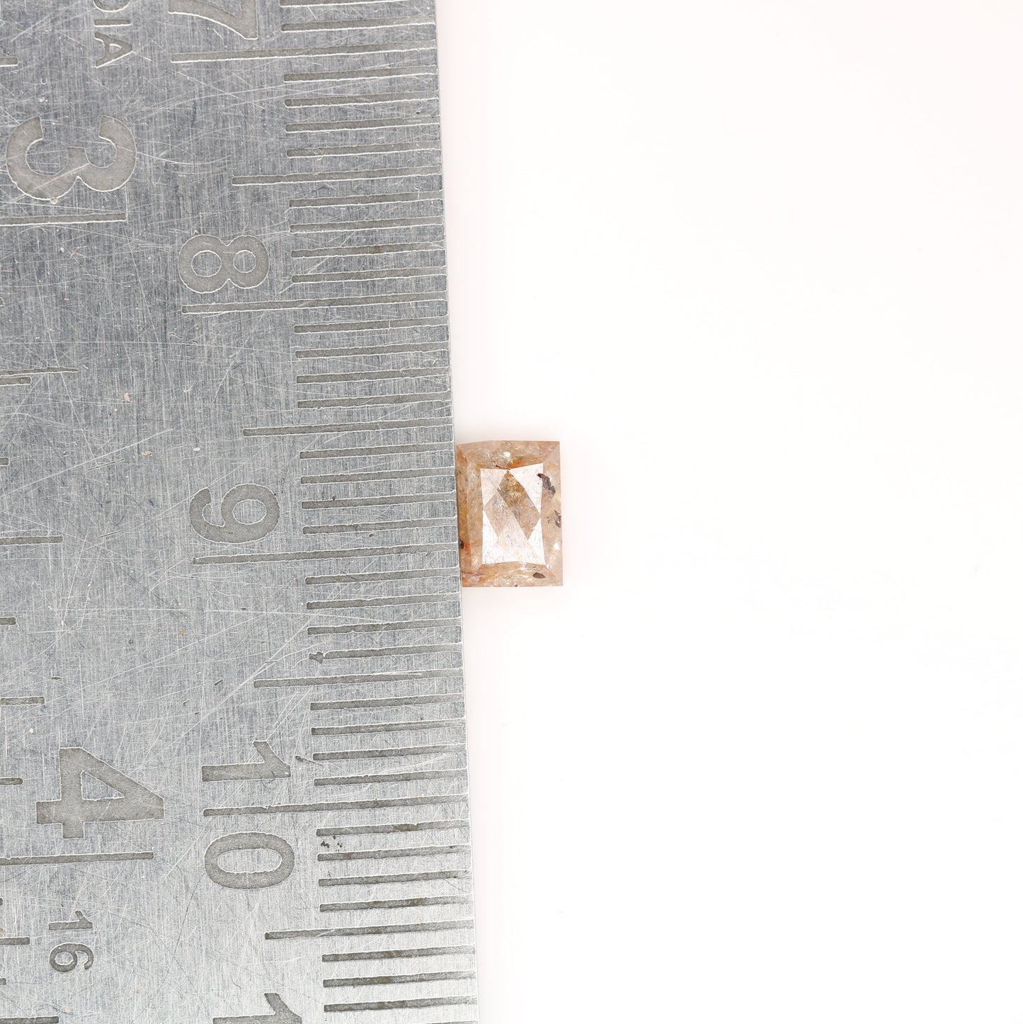 0.75 CT Baguette Shape Peach Colour Natural Loose Diamond For Anniversary Ring | - JayKrishna Diamond