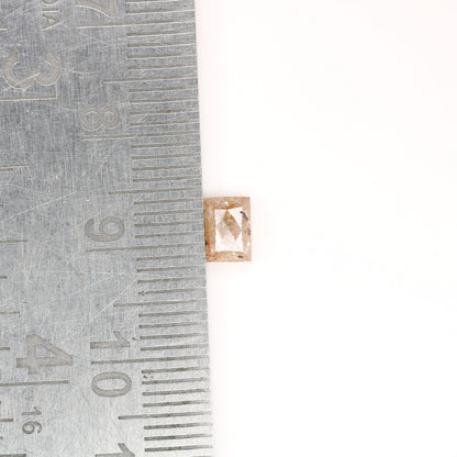 0.75 CT Baguette Shape Peach Colour Natural Loose Diamond For Anniversary Ring | - JayKrishna Diamond