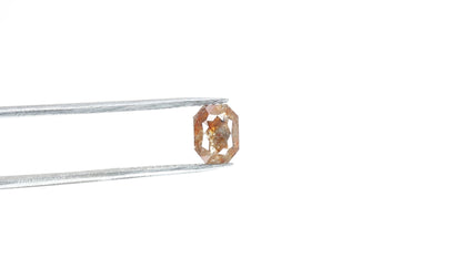 1.25 CT Red Emerald Shape Loose Diamond For Designer Jewelry