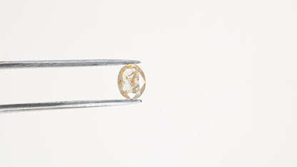 0.54 CT Peach Colour Oval Shape Brilliant Cut Diamond For Engagement Ring |