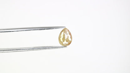 1.13 CT 8.10 MM Pear Shaped Natural Loose Grey Diamond For Statement Ring