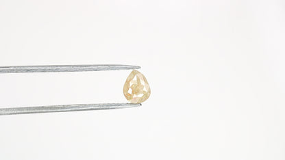 0.73 CT Pear Cut Peach Diamond For Engagement Ring | Peach Pear Natural Loose Diamond For Sale