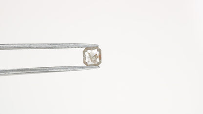 Unique 0.40 CT Salt & Pepper Cushion Cut Diamond | Perfect for Prong Set Rings