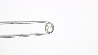 0.60 Carat Oval Salt and Pepper Diamond: Unique Gemstone for Custom Engagement Rings