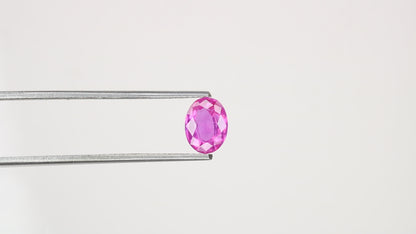 1.41 CT Natural Pink Ruby Sapphire Oval Gemstone For Wedding Ring