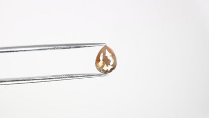 1.04 Carat Natural Loose Red Color Pear Shaped 6.80 MM Diamond For Engagement Ring