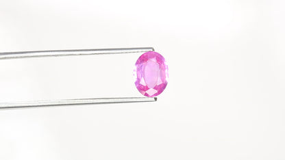 2.23 CT Natural Pink Ruby Sapphire Oval Shape Gemstone For Promise Ring