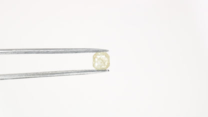 0.42 CT Light Yellow Cushion Diamond for Anniversary Ring and Classic Solitaire Engagement Jewelry