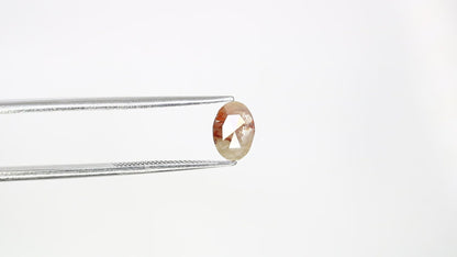 0.66 Carat Oval Shape Natural Loose Fancy Red Diamond (7.20 MM) for Promise Ring - Unique Gemstone for Custom Jewelry Designs