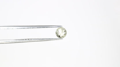 0.40 CT Grey Round Rose Cut 4.50 MM Loose Galaxy Diamond for Custom Statement Rings, Unique Engagement Jewelry & Elegant Fine Jewelry