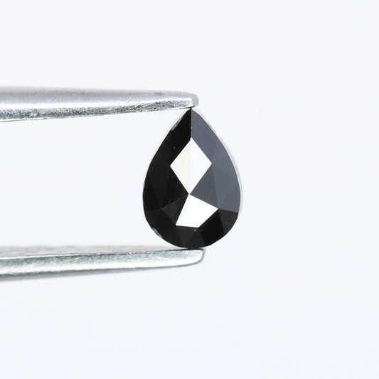 0.29 CT Pear Cut Black Natural Diamond – Ideal for Engagement Rings | Stunning Black Pear Shape Diamond Jewelry - JayKrishna Diamond