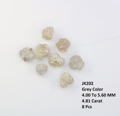 4.81 CT Raw Grey Rough Irregular Cut Diamond For Engagement Ring - JayKrishna Diamond