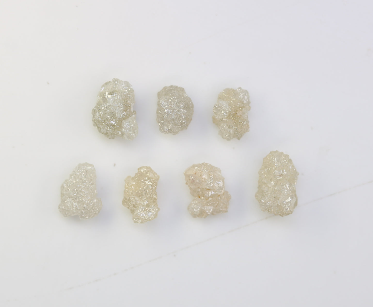 3.94 CT Raw White Grey Rough Irregular Cut Diamond For Engagement Ring - JayKrishna Diamond