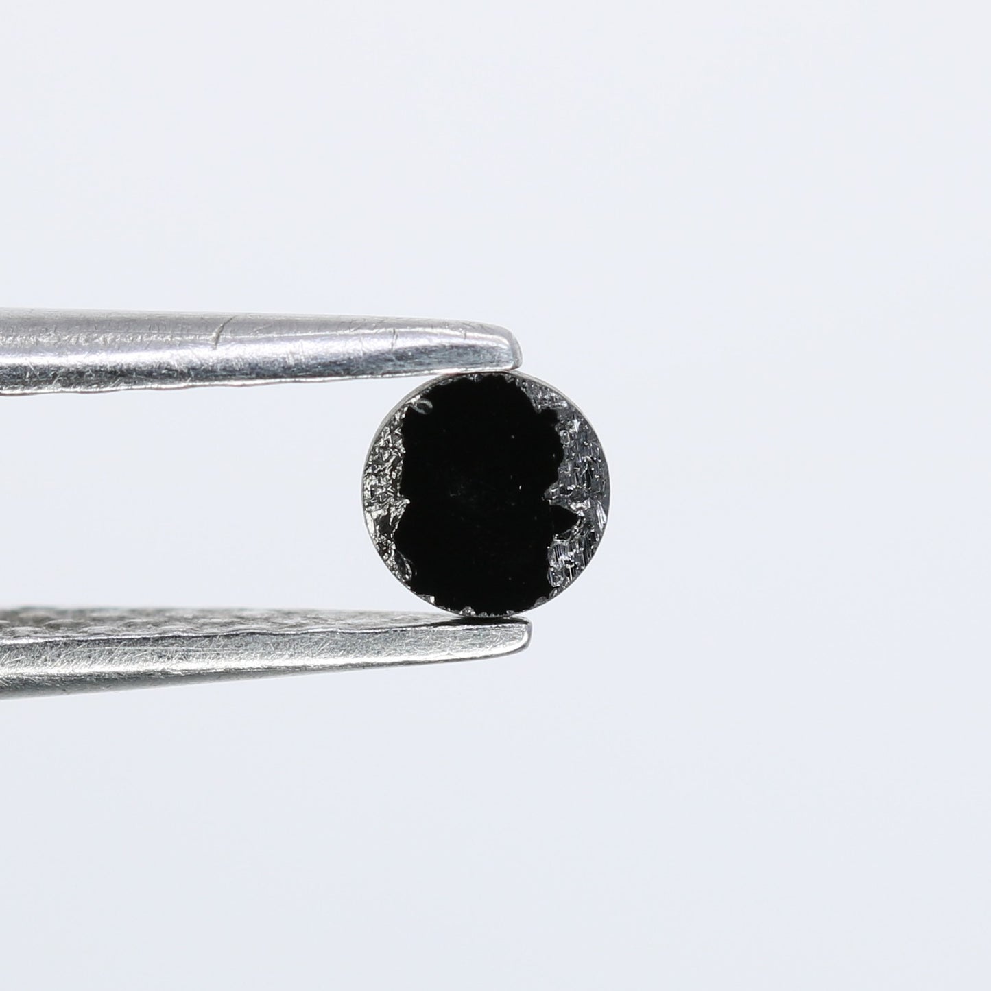 0.21 CT Round Rose Cut Natural Black Diamond – Perfect for Engagement Rings - JayKrishna Diamond