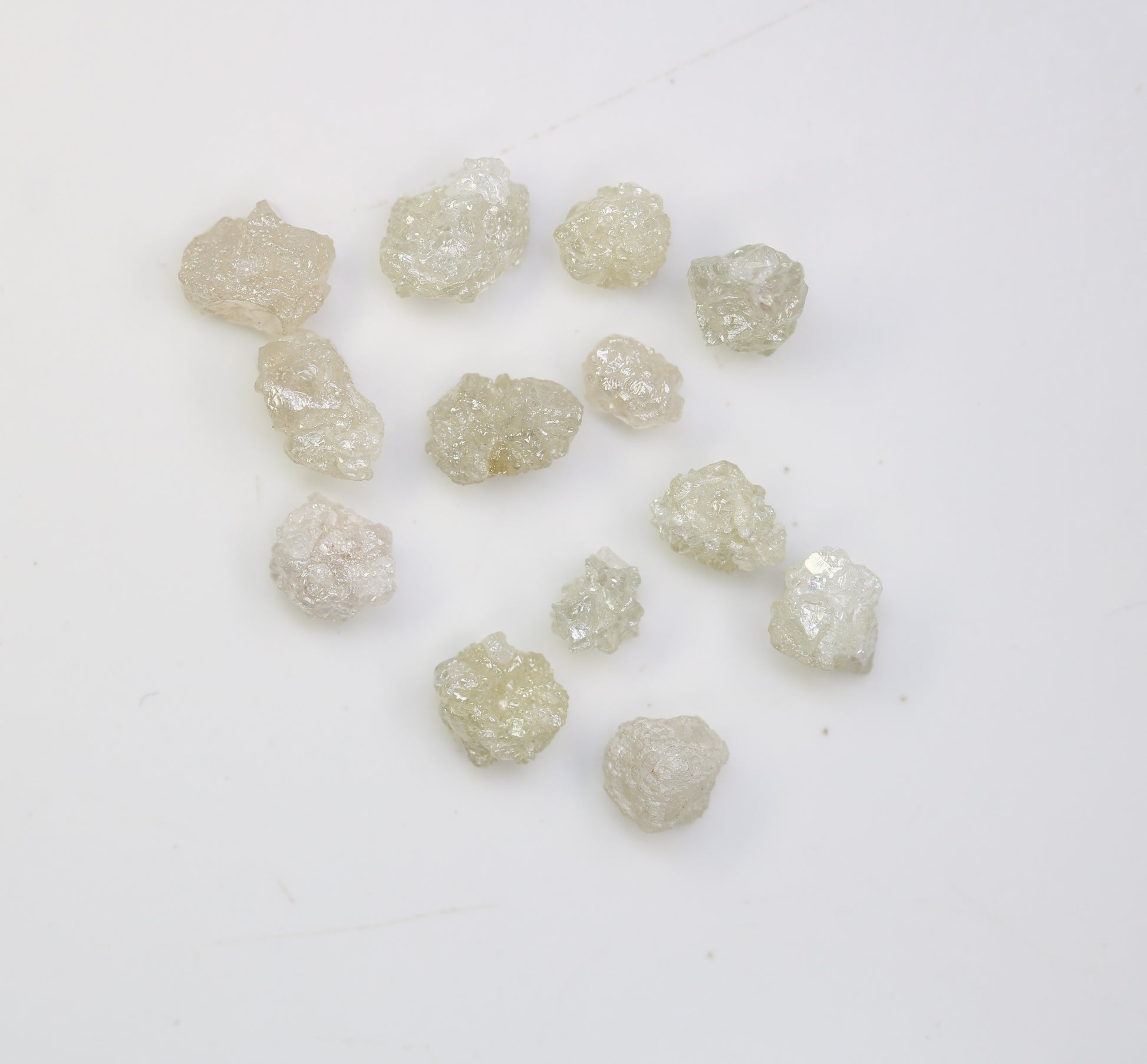 5.41 CT Raw Rough Irregular Cut White Grey Diamond For Engagement Ring - JayKrishna Diamond