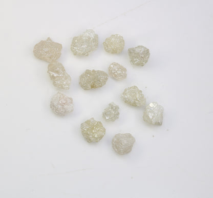 5.41 CT Raw Rough Irregular Cut White Grey Diamond For Engagement Ring - JayKrishna Diamond