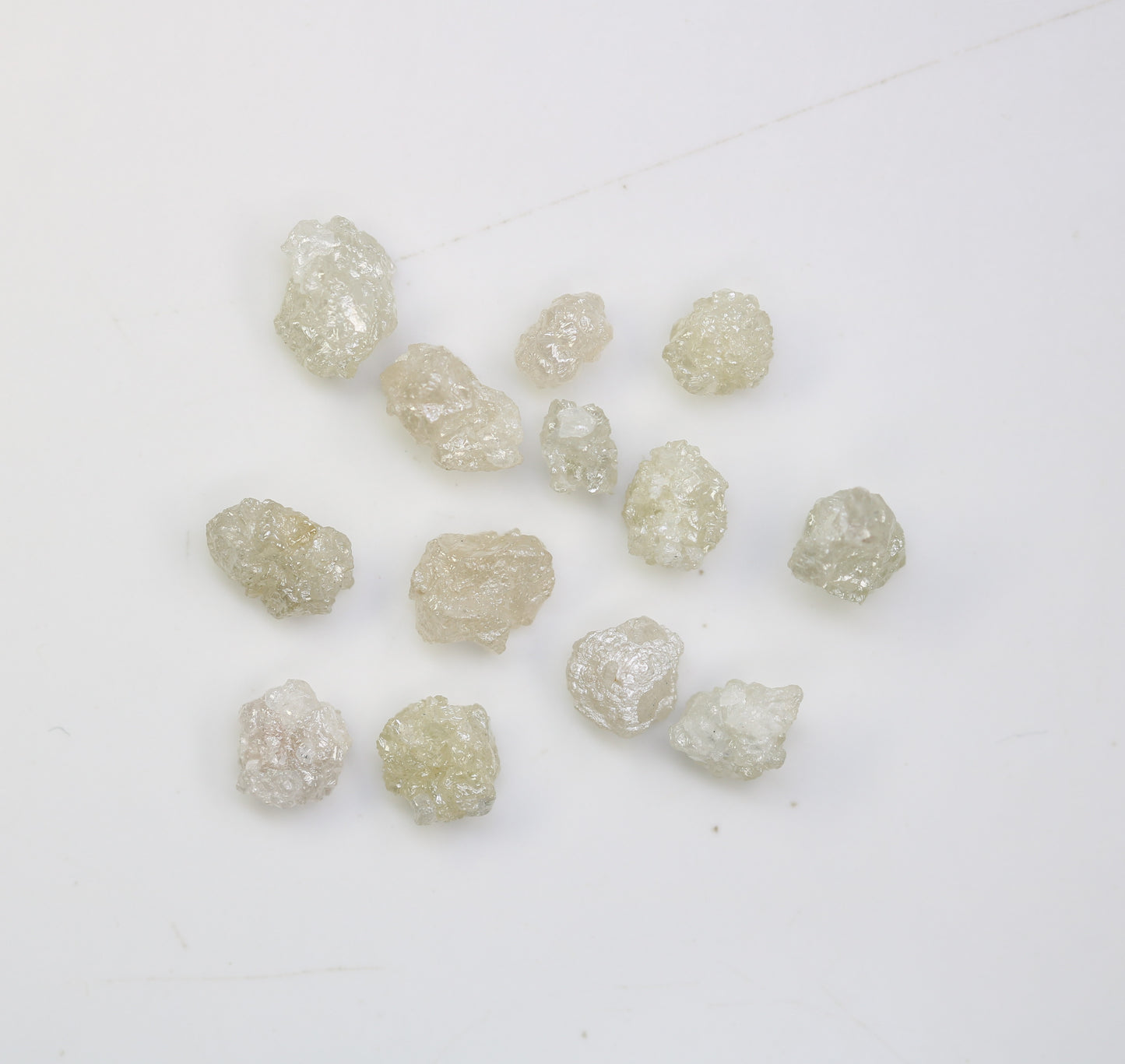 5.41 CT Raw Rough Irregular Cut White Grey Diamond For Engagement Ring - JayKrishna Diamond