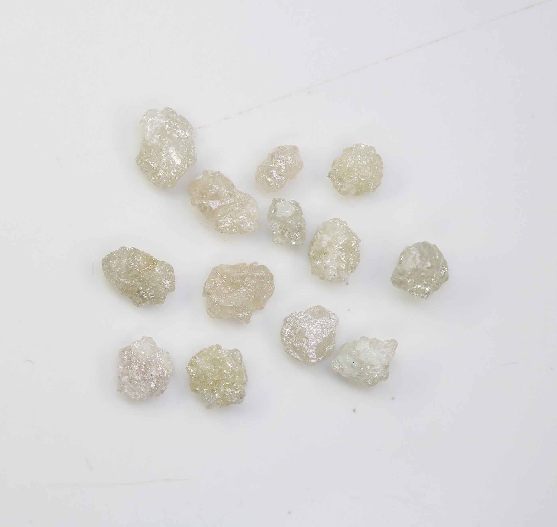 5.41 CT Raw Rough Irregular Cut White Grey Diamond For Engagement Ring - JayKrishna Diamond