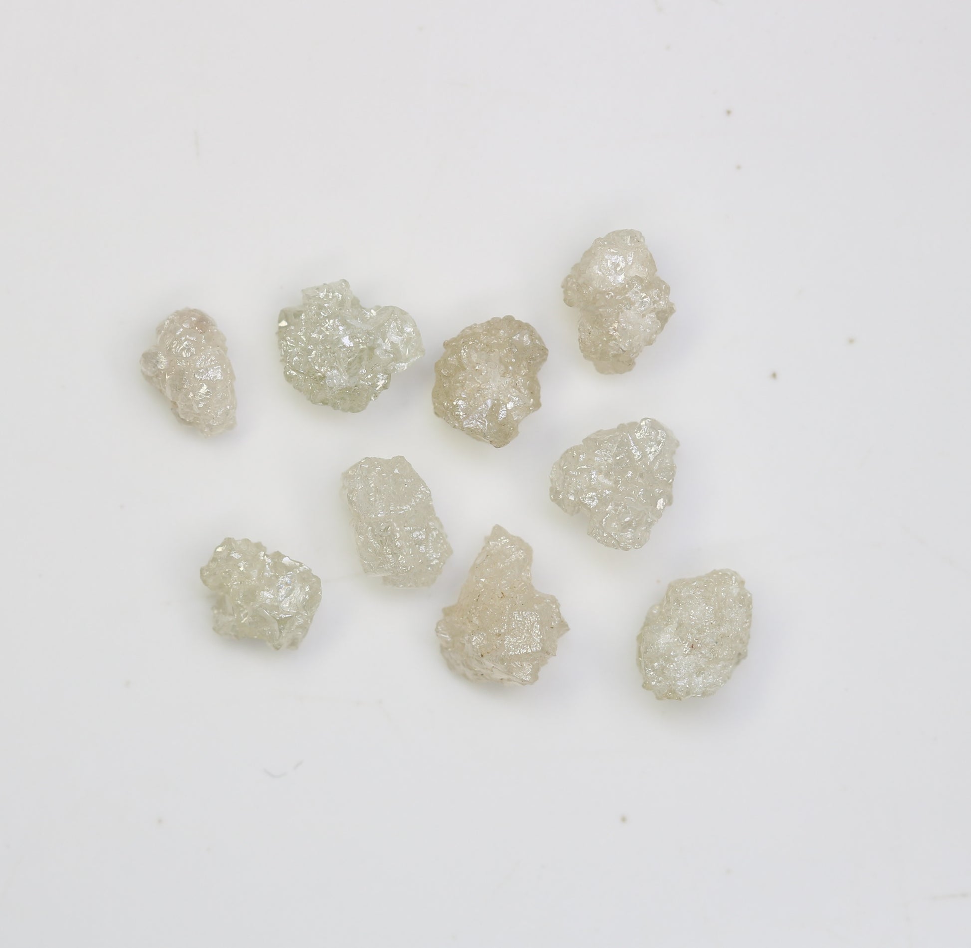 3.58 CT Uncut Raw Rough White Grey Diamond For Engagement Ring - JayKrishna Diamond