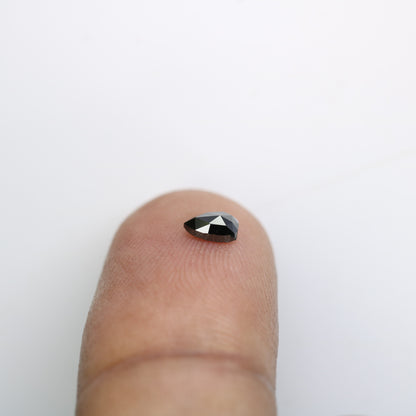 0.30 CT Loose Black Pear Shape Natural Diamond – Ideal for Engagement Rings | Stunning Black Pear Diamond Jewelry - JayKrishna Diamond