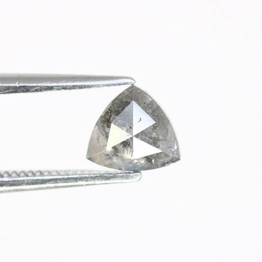 0.62 CT Triangle Shape Salt and Pepper Diamond (5.90 MM) for a Distinctive Promise Ring: Elegant Gemstone Jewelry Piece - JayKrishna Diamond