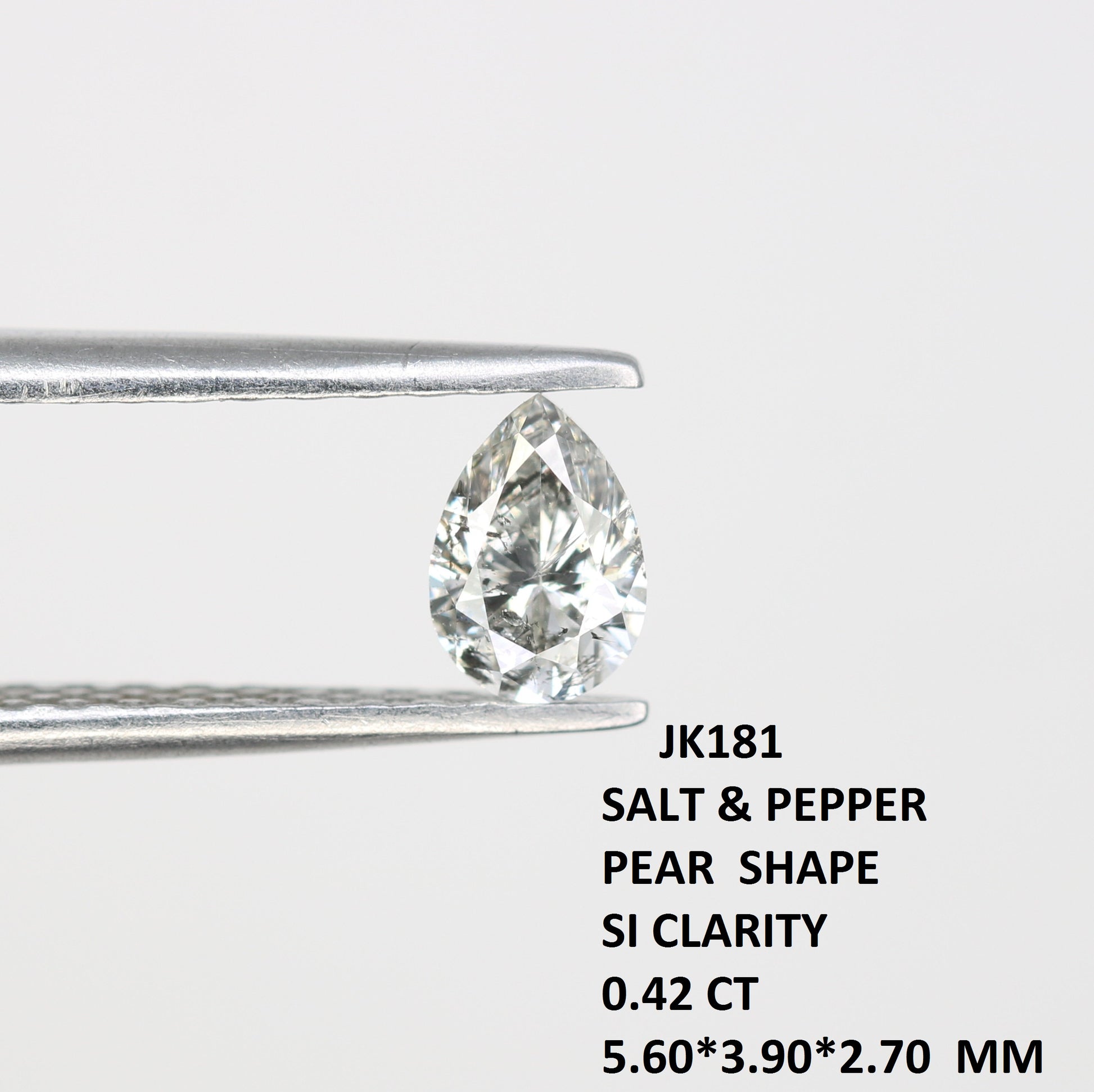 0.36 CT Pear Shape White Diamond | Natural Gemstone for Engagement Rings | Elegant & Ethical Jewelry - JayKrishna Diamond