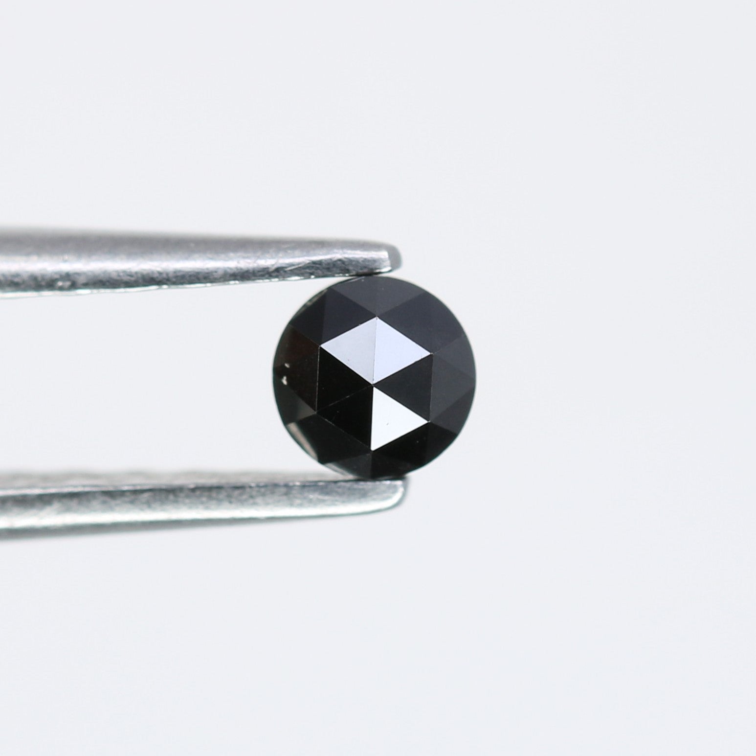 0.20 CT Round Rose Cut Black Diamond – Perfect for Engagement Rings, Necklaces, Promise Rings, Earrings & Anniversary Gifts - JayKrishna Diamond
