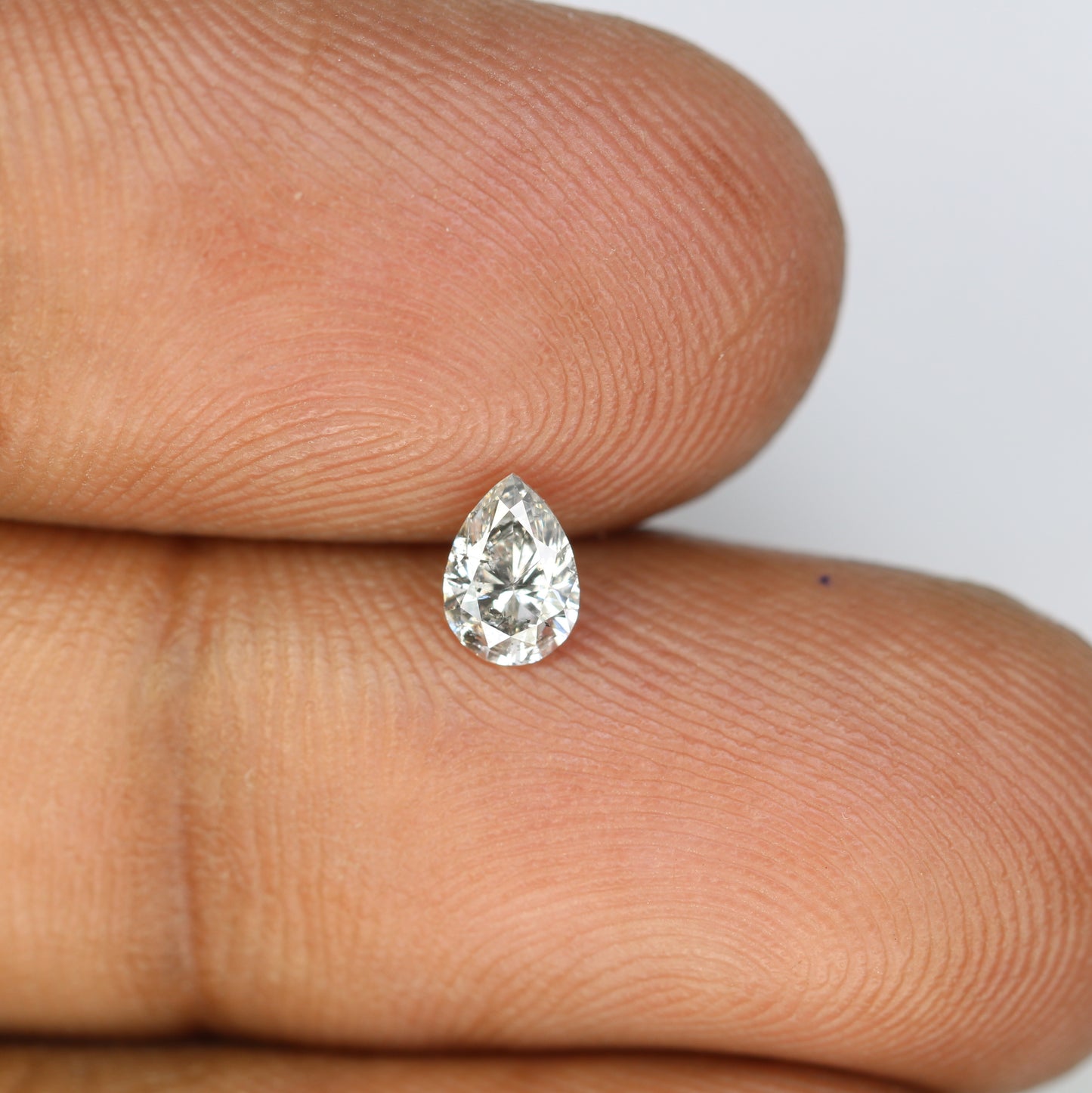 0.36 CT Pear Shape White Diamond | Natural Gemstone for Engagement Rings | Elegant & Ethical Jewelry - JayKrishna Diamond