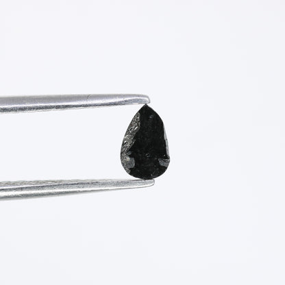 0.24 CT Natural Pear Shape Black Diamond – Ideal for Engagement Rings | Unique Black Diamond Jewelry - JayKrishna Diamond