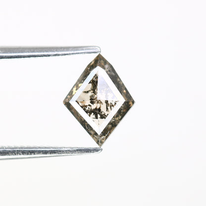 0.68 CT Polished Kite Shape Salt and Pepper Diamond For Proposal Ring - JayKrishna Diamond