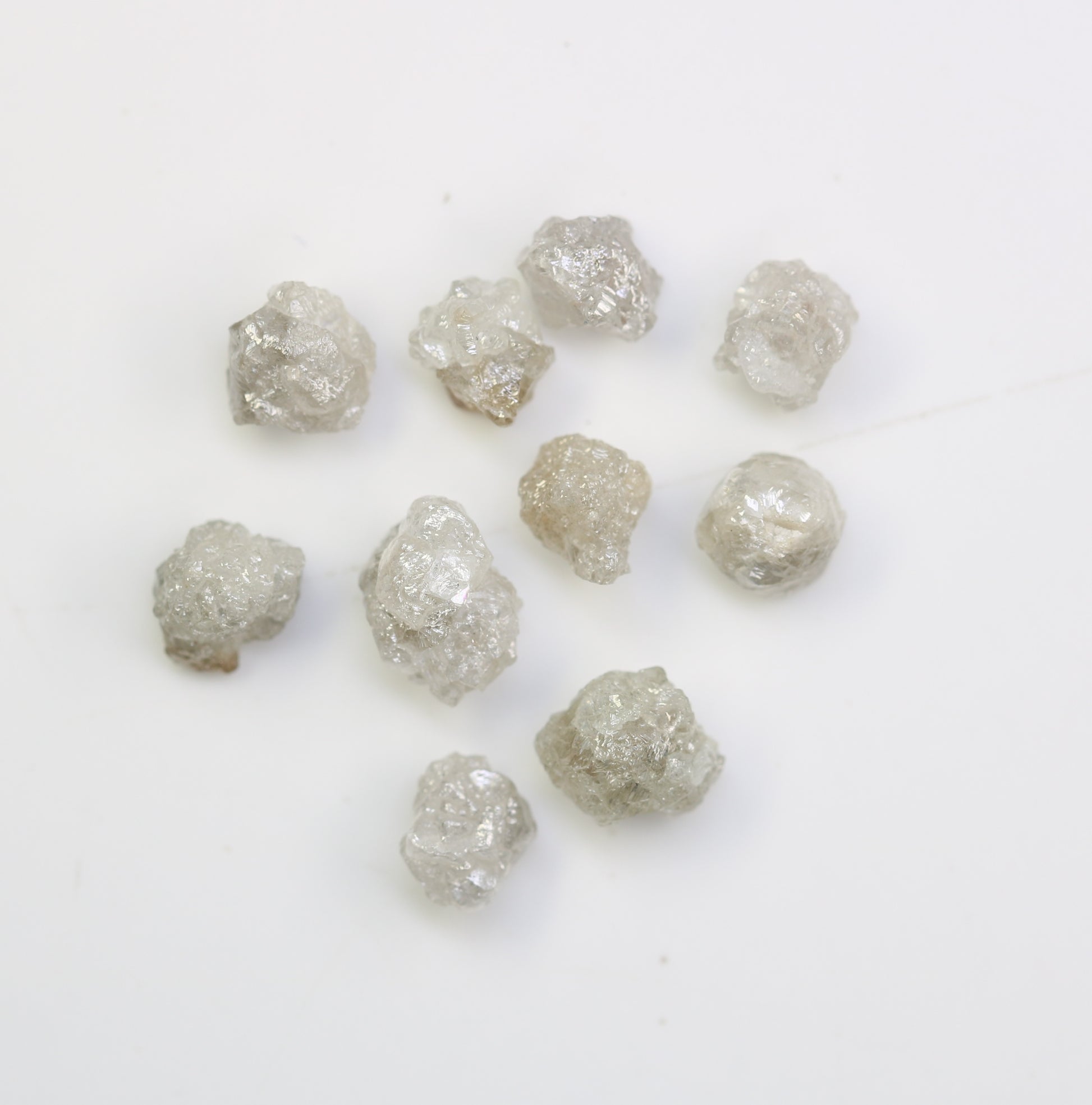 5.79 CT Irregular Cut Grey Rough Diamond For Engagement Ring - JayKrishna Diamond