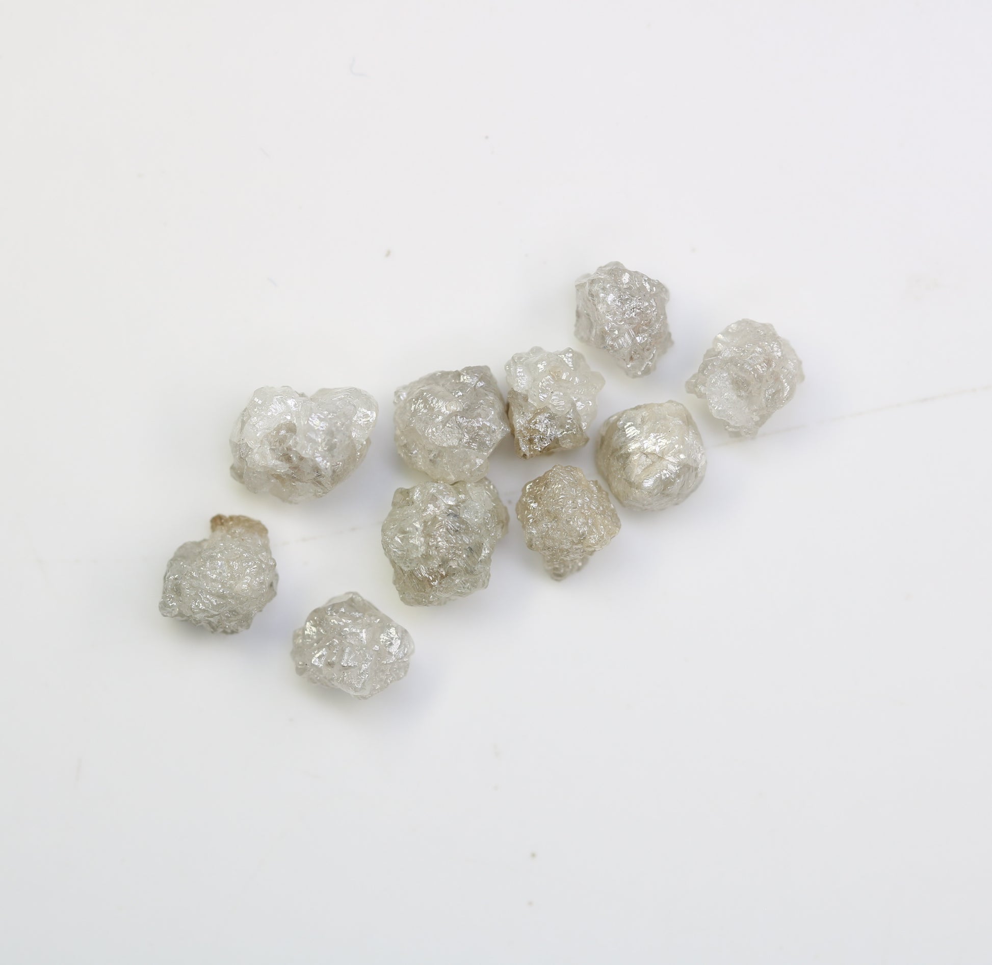 5.79 CT Irregular Cut Grey Rough Diamond For Engagement Ring - JayKrishna Diamond