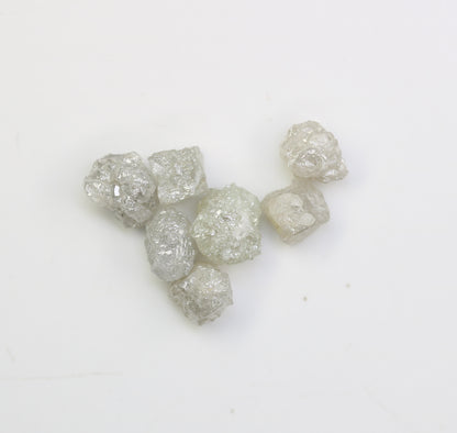 3.39 CT Uncut Raw Grey Rough Diamond For Engagement Ring - JayKrishna Diamond