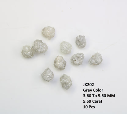 5.59 CT Grey Rough Uncut Raw Diamond For Engagement Ring - JayKrishna Diamond
