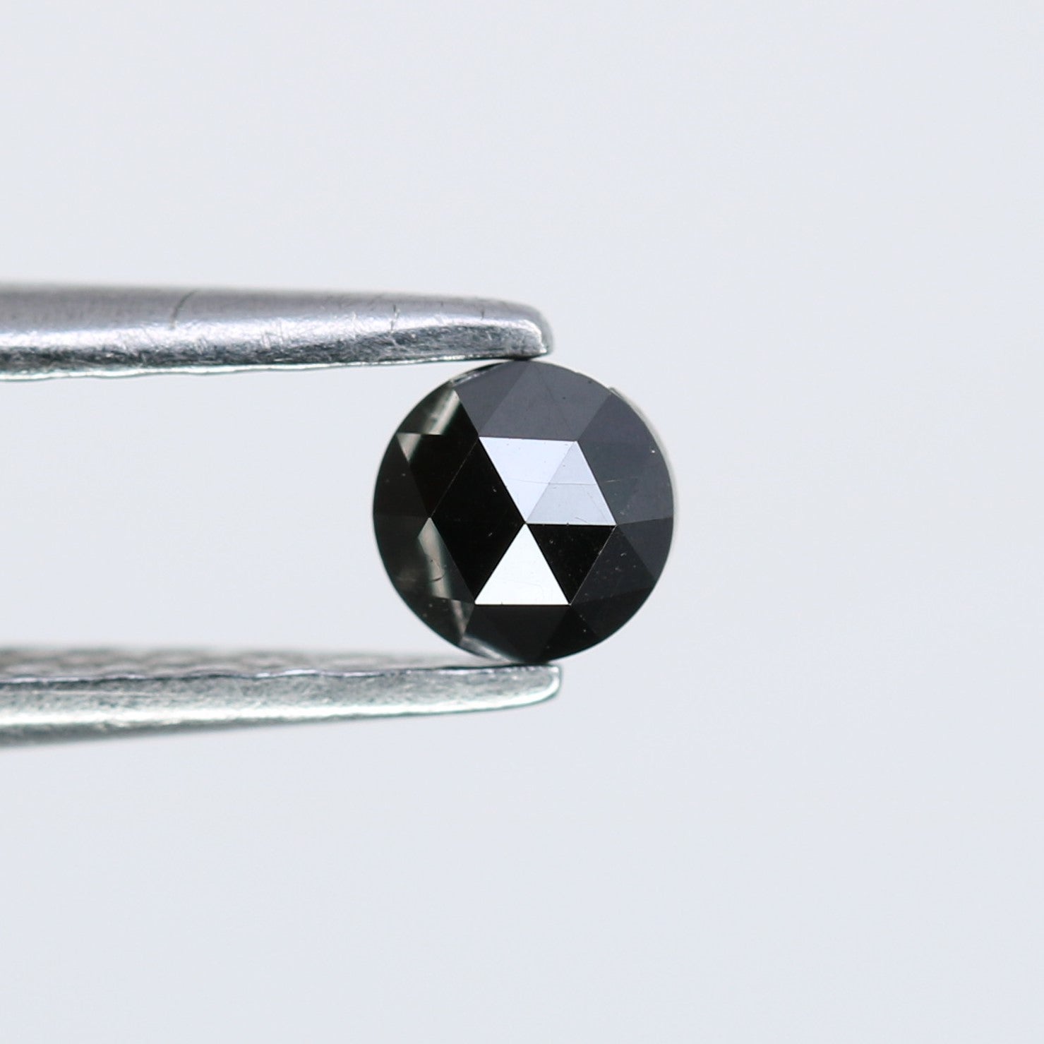0.19 CT Black Round Rose Cut Loose Diamond - 3.50 x 1.70 MM - Ideal for Engagement Rings, Necklaces, Promise Rings, Earrings, and Anniversary Gifts - JayKrishna Diamond