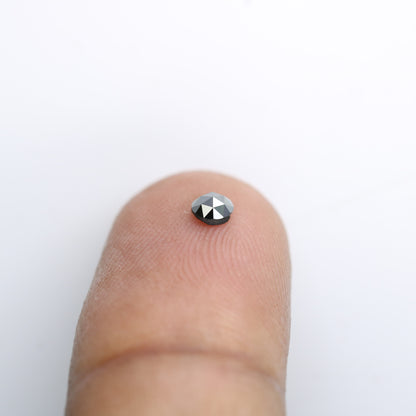 0.19 CT Black Round Rose Cut Loose Diamond - 3.50 x 1.70 MM - Ideal for Engagement Rings, Necklaces, Promise Rings, Earrings, and Anniversary Gifts - JayKrishna Diamond