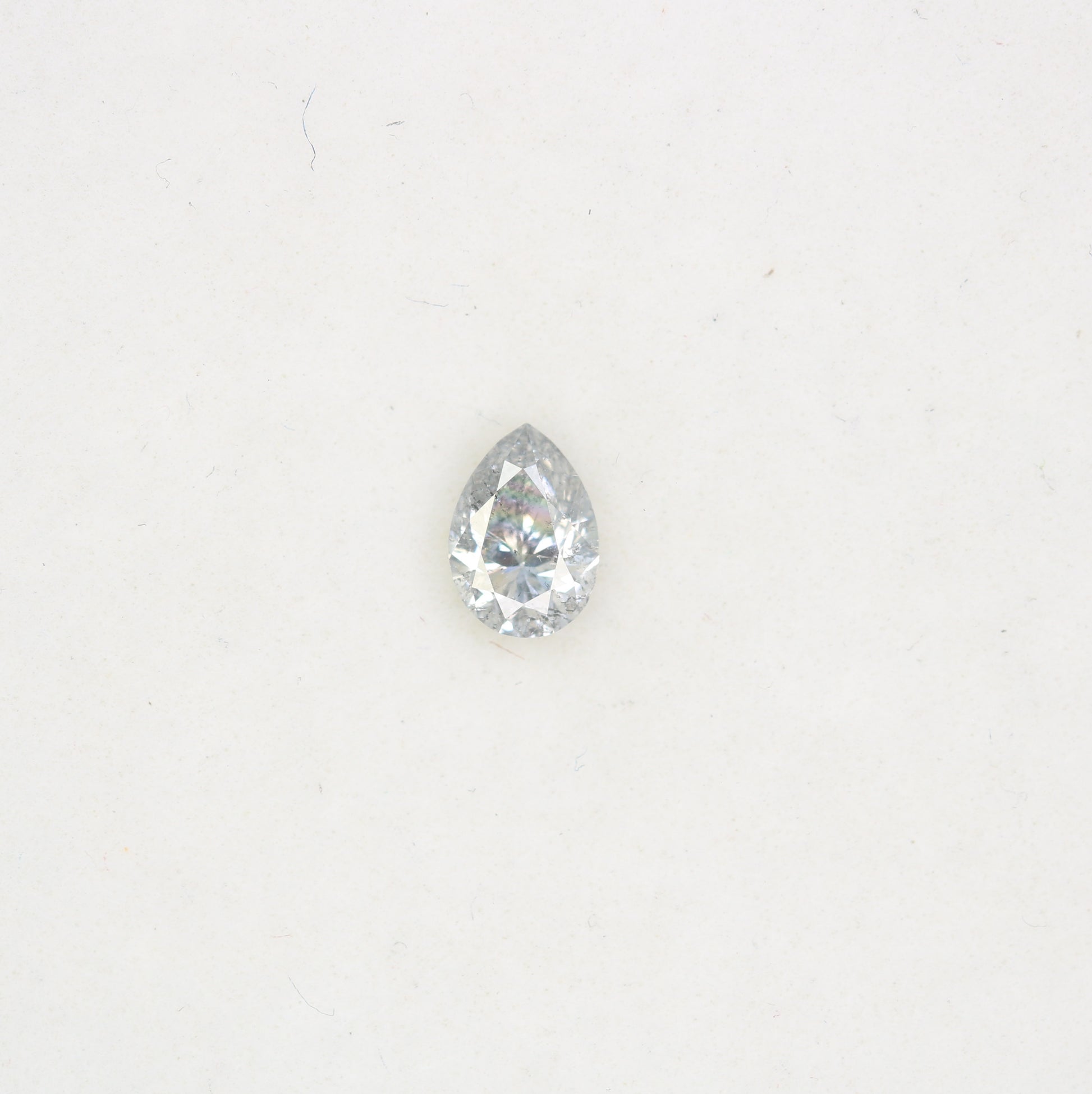 Unique 0.42 CT Pear Cut Salt & Pepper Diamond | Perfect for Engagement Rings - JayKrishna Diamond