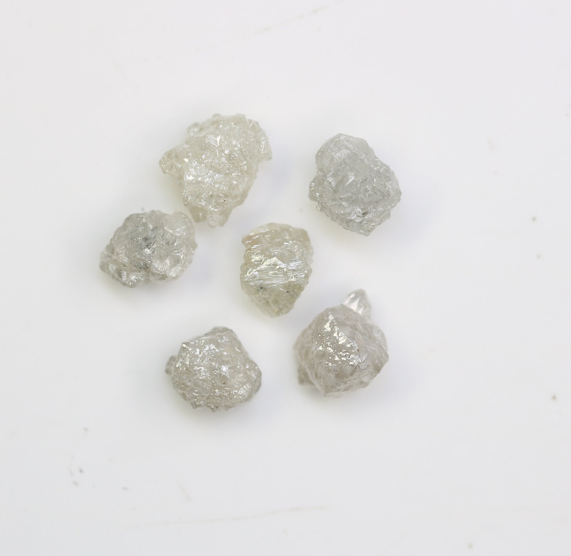 3.44 CT Rough Grey Uncut Raw Diamond For Engagement Ring - JayKrishna Diamond