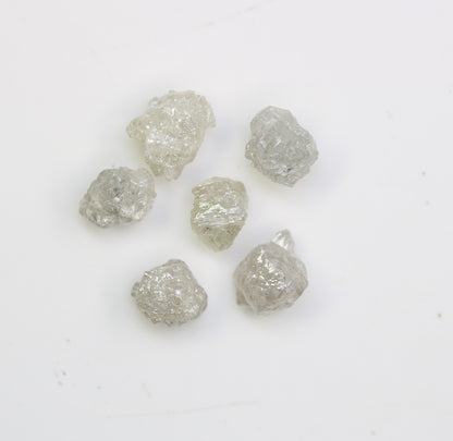 3.44 CT Rough Grey Uncut Raw Diamond For Engagement Ring - JayKrishna Diamond