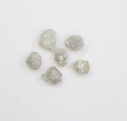 3.44 CT Rough Grey Uncut Raw Diamond For Engagement Ring - JayKrishna Diamond