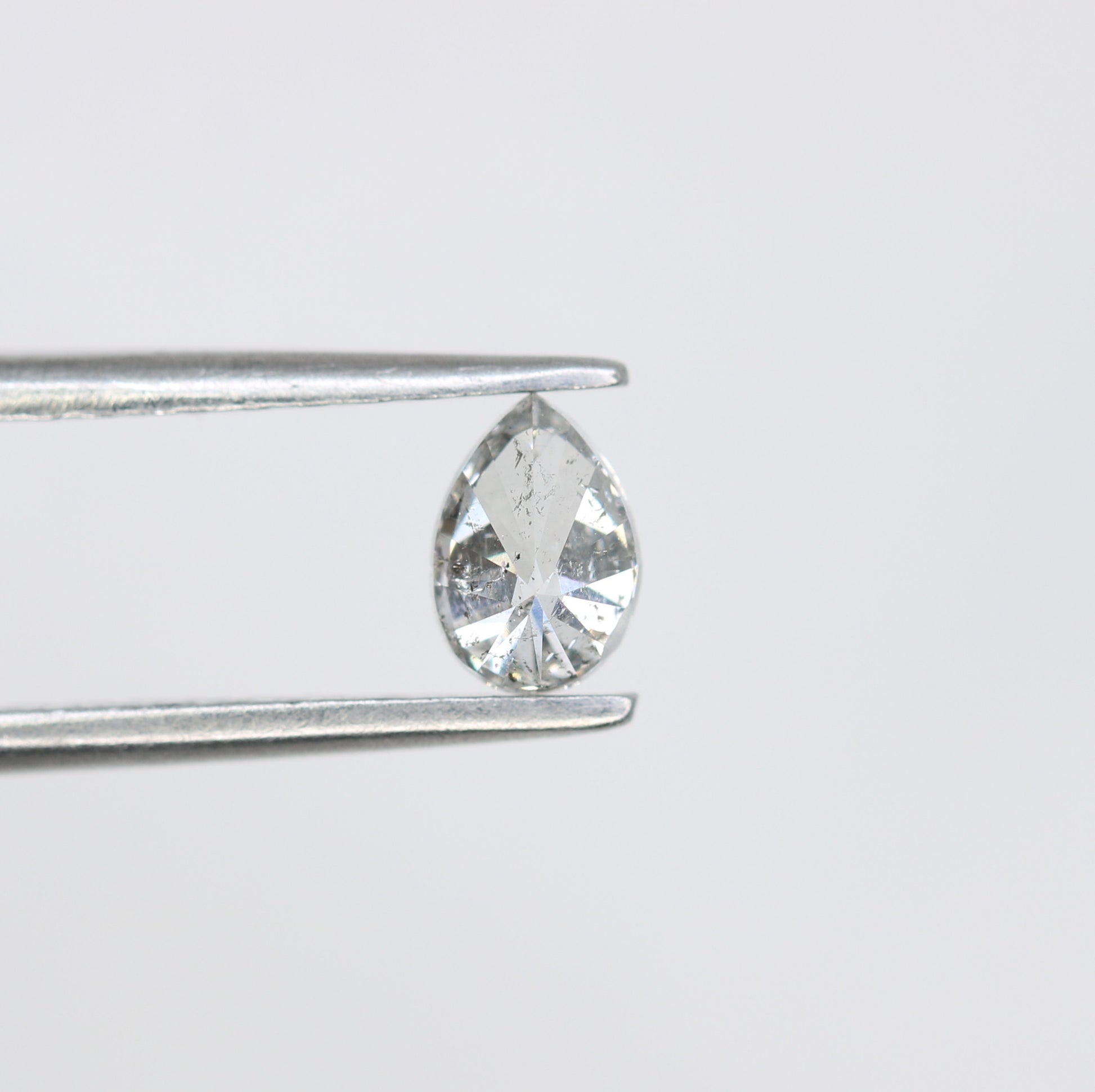 Unique 0.42 CT Pear Cut Salt & Pepper Diamond | Perfect for Engagement Rings - JayKrishna Diamond