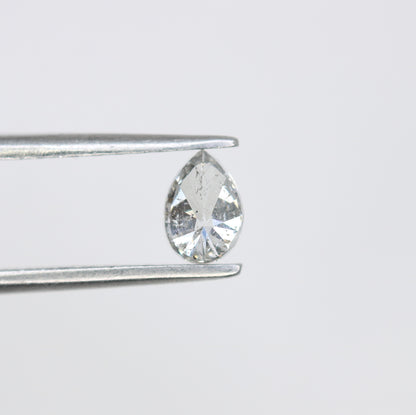 Unique 0.42 CT Pear Cut Salt & Pepper Diamond | Perfect for Engagement Rings - JayKrishna Diamond