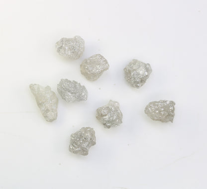 6.22 CT Raw Rough Grey Uncut Diamond For Engagement Ring - JayKrishna Diamond