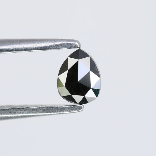 0.16 CT Pear Cut Natural Black Diamond - 4.00 MM Loose Gemstone for Unique Engagement Rings | Trendy Black Diamond Jewelry - JayKrishna Diamond